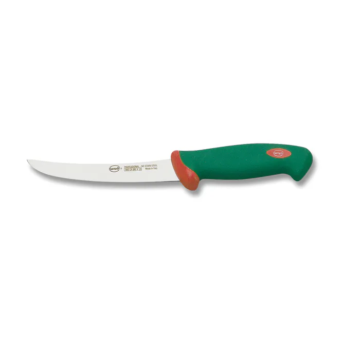 Hovedbilde Sanelli Slaktekniv, Utbeinings/flåkniv bøyd 16cm.