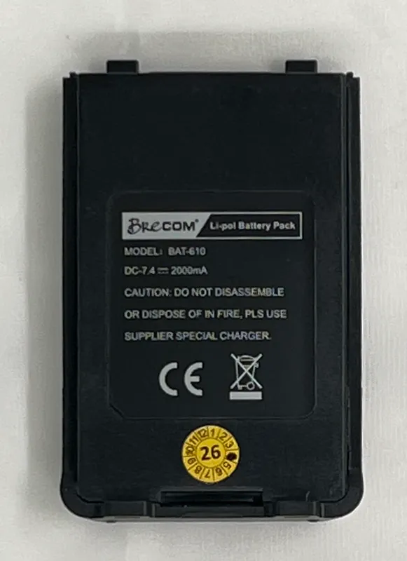 Batteri BAT-610 for VR-610BT 