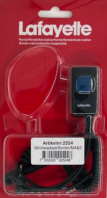 Hovedbilde B-Vare 2524- -Miniheadsett Sordin - Lafayette ...
